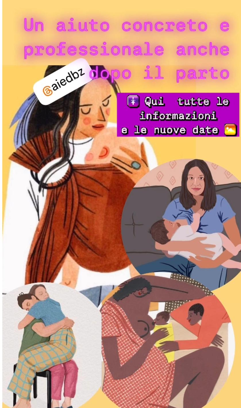 DOPO IL PARTO cosa posso trovare AL CONSULTORIO AIED? Allattamento e tutto il resto …